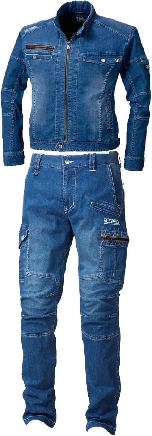 超美品 Carharttカーハート 40s 復刻 ヒッコリーデニム ダブルニー